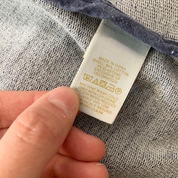 KATE SPADE Youth Indigo Knit Moto Jacket - Picture 7 of 8